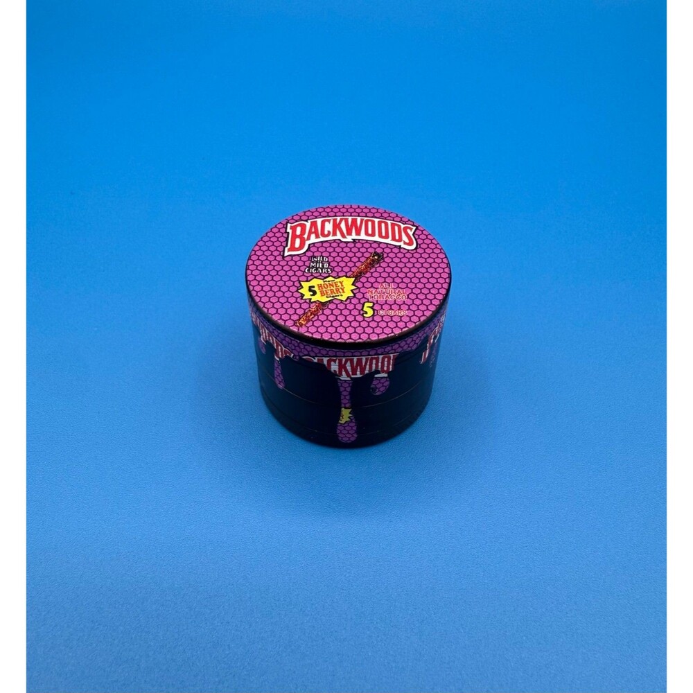 Backwoods Grinder Violet Drip 4 Piece With Tool Brand New (1 1/2 in Wide/Tall)
